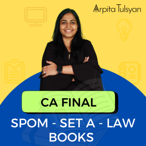Picture of CA Final Law Book (SPOM Set A) – Latest 14th Edition by CA Arpita Tulsyan