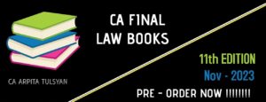 CA Final Law Book CA Arpita Tulsyan Nov Edition